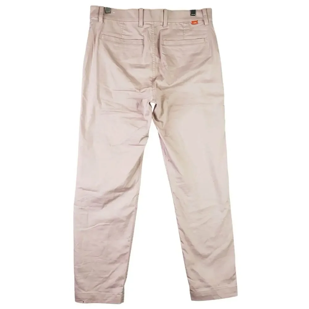Nike Men's Dri-FIT Slim-Fit Golf Chino Pants Pink Size 33X28 Modern Preppy